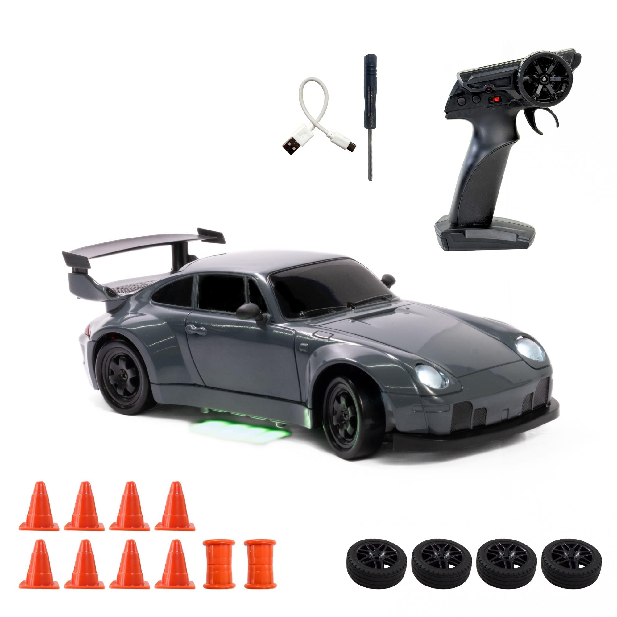 L.O.T TOYS Flare RC Drift Car - 2.4Ghz Remote Control -7
