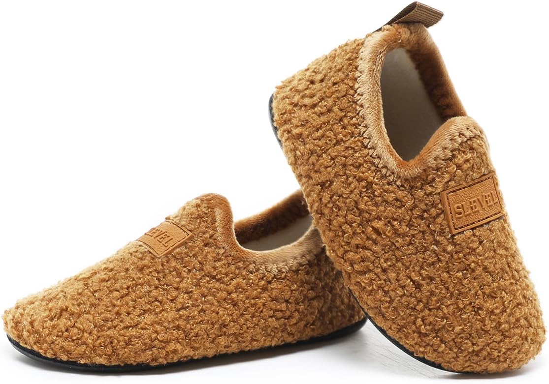 ditont Toddler Slippers Non-Slip Lightweight Comfortable Kids Indoor Grip House Home Shoes for Boys Girl - Image 4