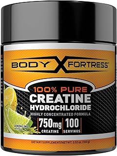 Body Fortress® 100% Pure Creatine HCL, Lemon Lime, 100 Gram
