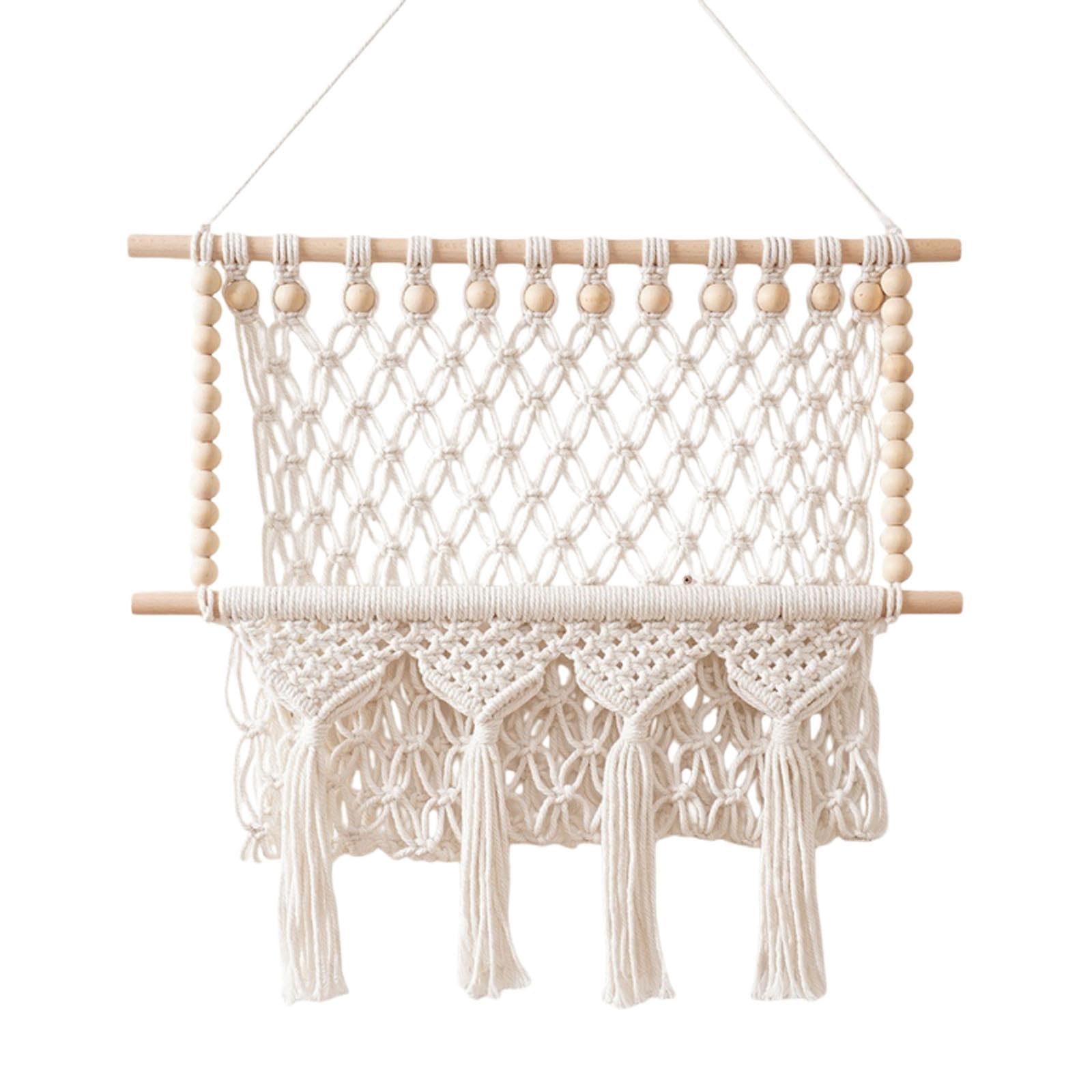 Decoración de Pared de Macramé para El Hogar, Arte Decorativo para El Dormitorio.