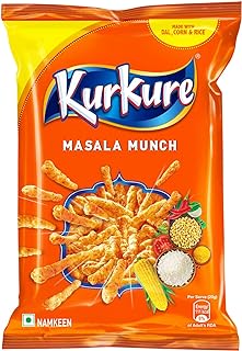 Kurkure Namkeen - Masala Munch, 68g / 81.9g/84.9g (weight may vary)