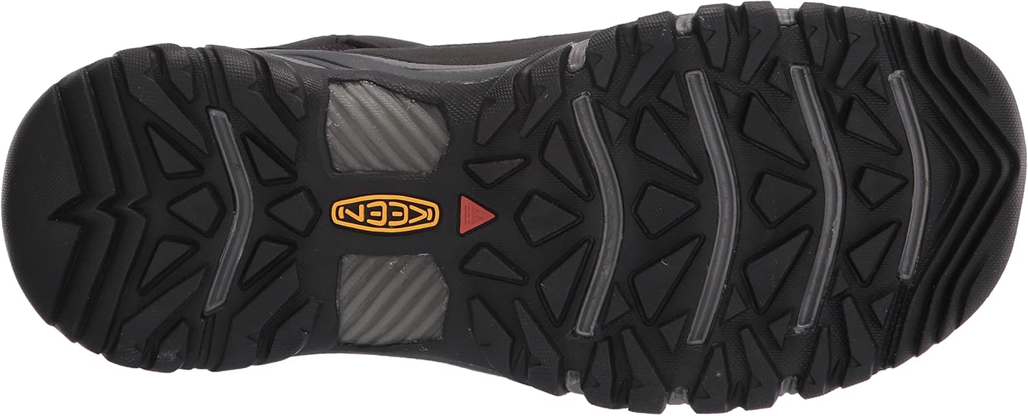 KEEN Men's Targhee III Mid Height Waterproof Hiking Boot 10.5 Drizzle/Keen Yellow