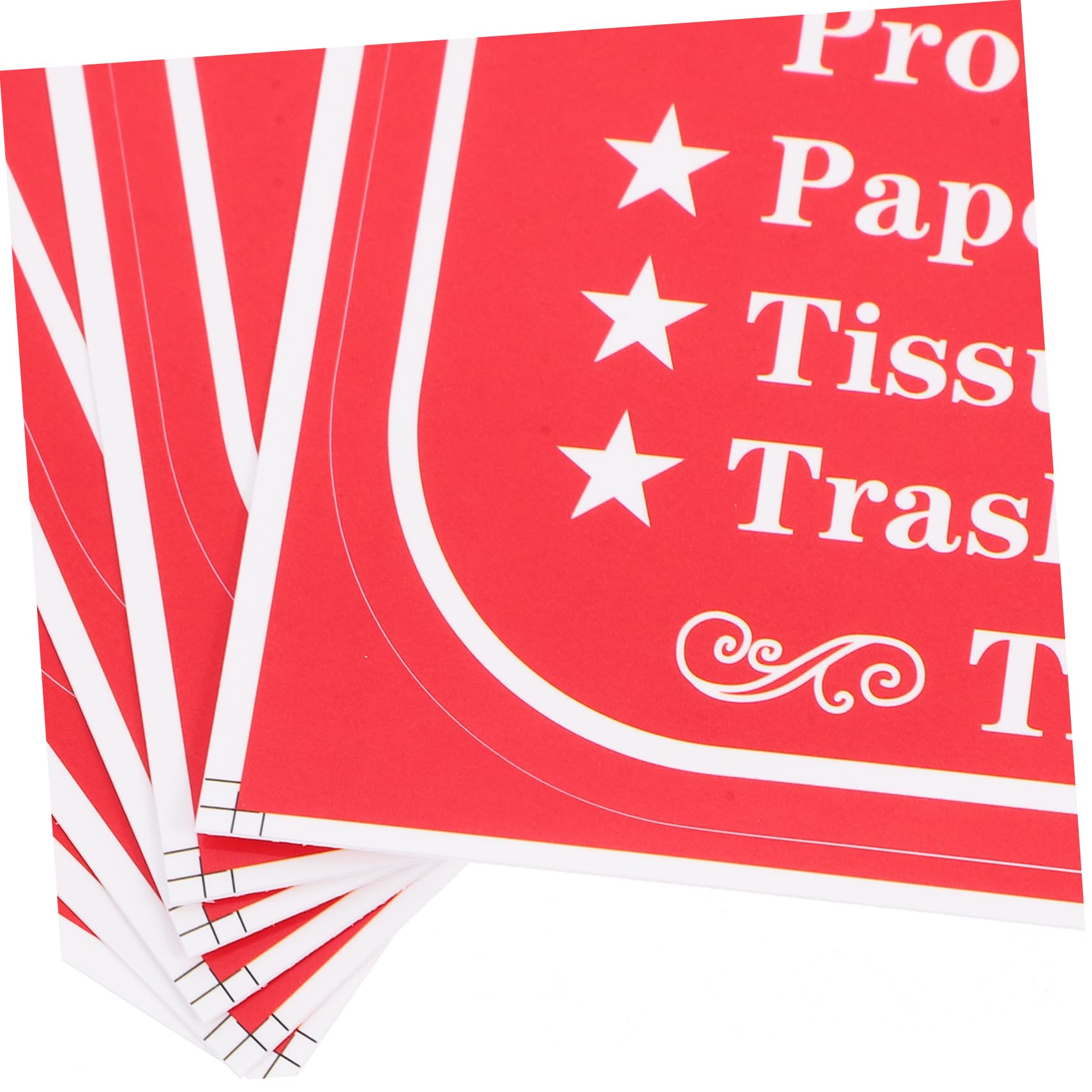 Operitacx 24pcs Do Not Flush Stickers Toilet Warning Labels to Prevent Clogs Bathroom Reminder for Residential Commercial Use Chinese