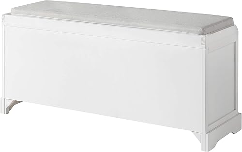 Miniatura 28 de SOFTSEA - Banco organizador de almacenamiento con 3 cajones, 3 canastas de ratán y cojín extraíble, para entrada, pasillo, sala de estar (negro)