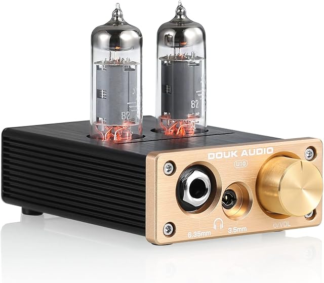 Douk Audio U10 Mini Tube Headphone Amplifier HIFI Stereo Preamp for Home Speaker