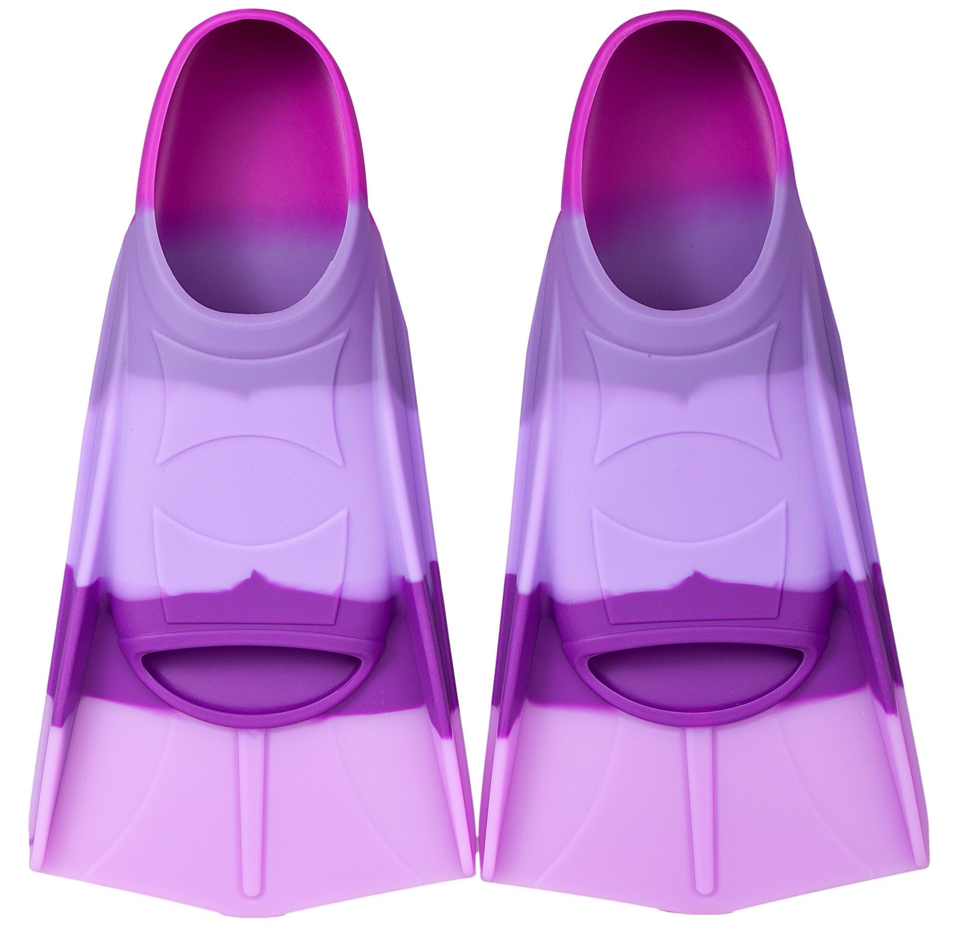 Azuunye Kids Swim Fins,Children Flippers Swimming Training Fins,100% Silicone Short Fins for Lap Diving Pool for Girls Boys XS โ image 1