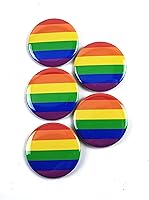 Vista 1 de LGBTQ+ Community Pride Flags Botones Pinback - 2.25 pulgadas redondas