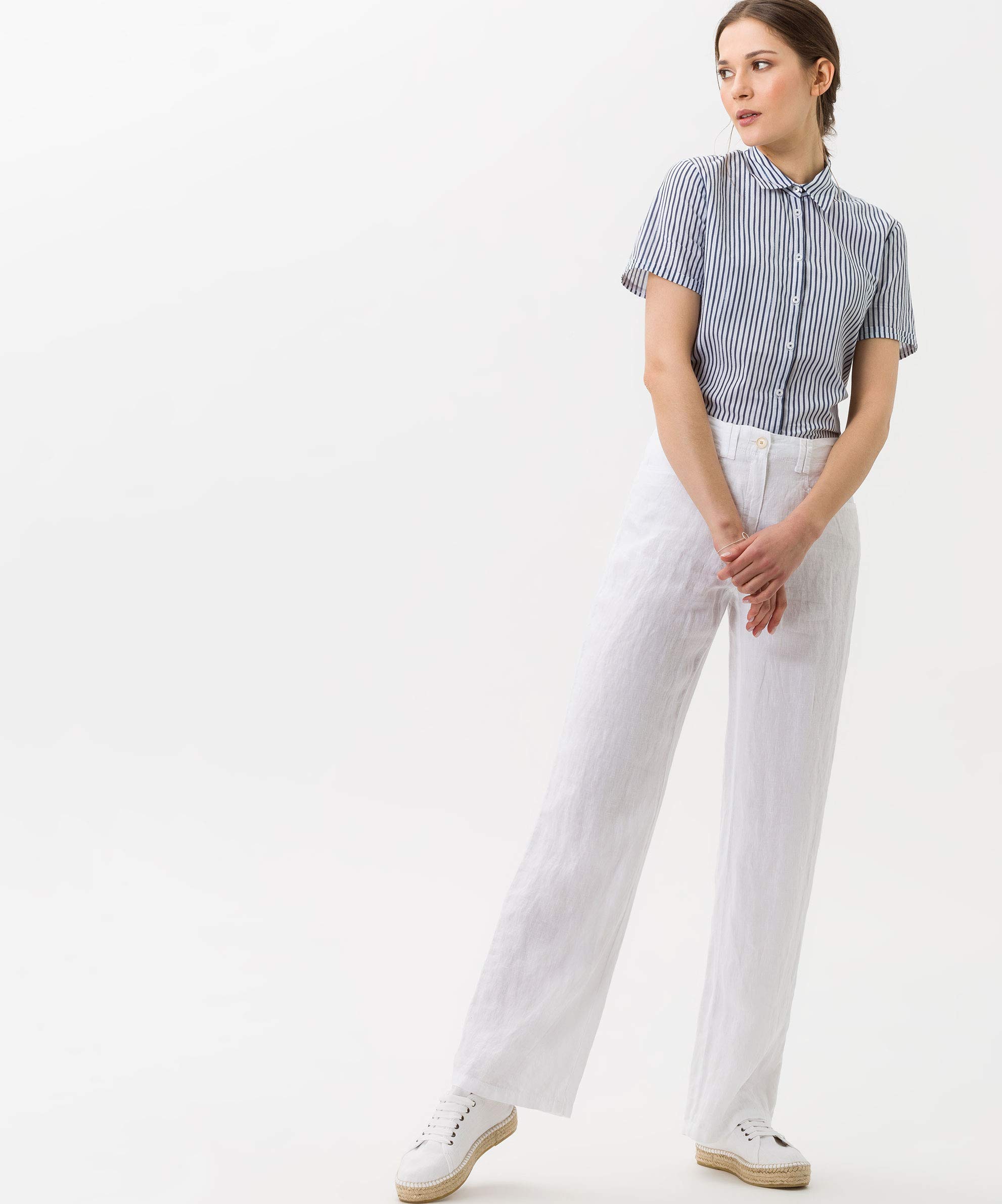 BRAX Style Farina Leinenhose Mit Legerer Silhouette Hose para Mujer