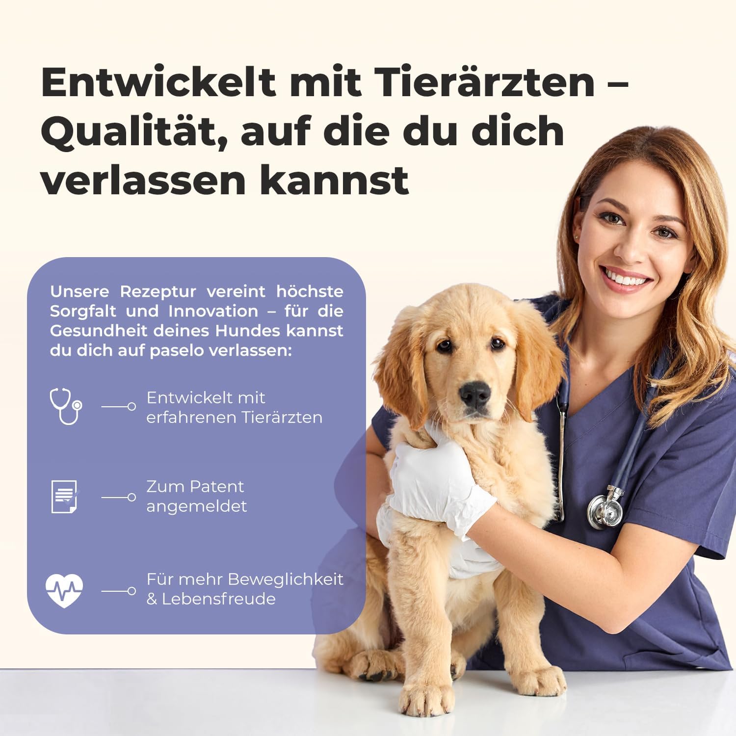 Gelenktabletten für Hunde – 120 Tabletten – 13-Fach Wirkstoffkomplex mit Grünlippmuschel & MSM – entwickelt mit Tierärzten, laborgeprüft, zum Patent angemeldet, Made in Germany – Einführungspreis