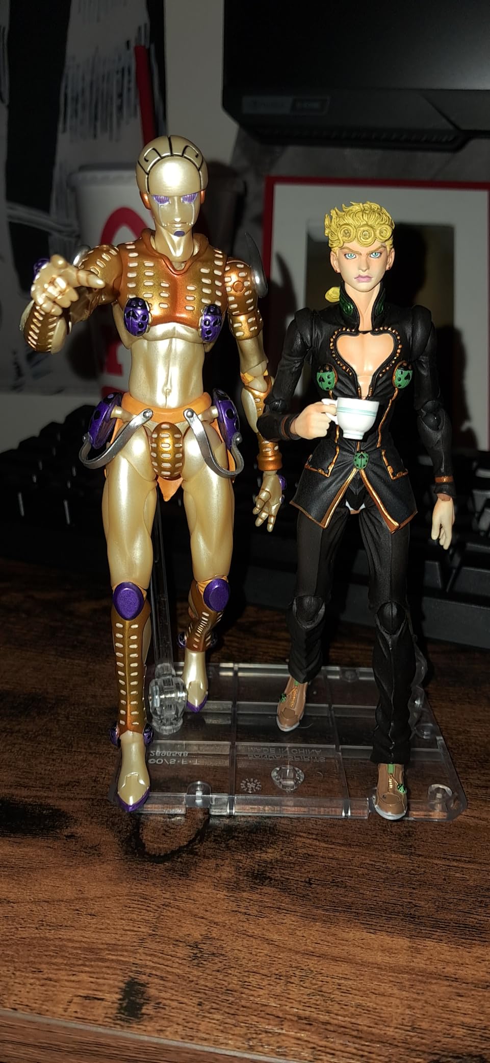 Figurine Medicos Super Action Chozokado - Giorno Giovanna Ver. Black - JoJo's Bizarre Adventure, Neuve