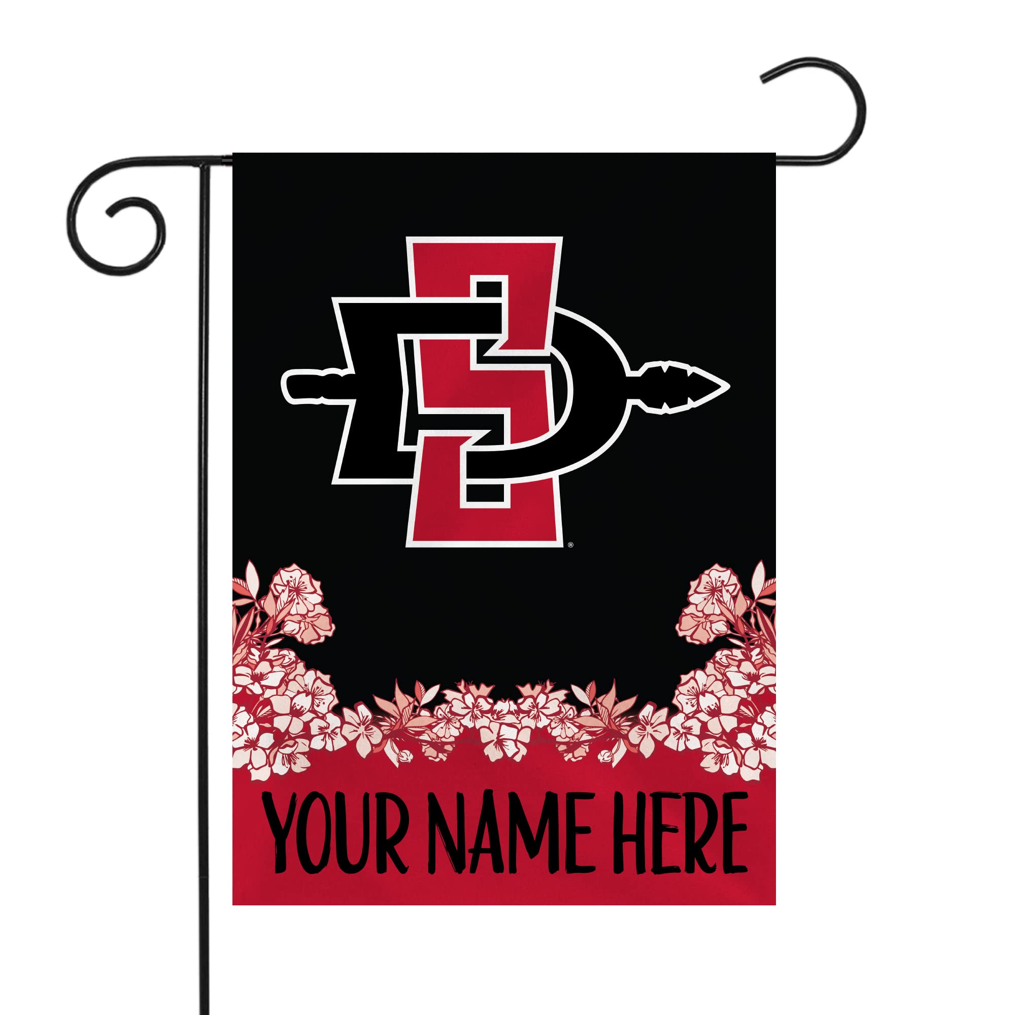 Rico Industries NCAA Standard/Primary Personalized Garden Flag