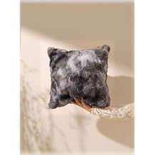 Bubble Tav an T y   ift Tarafl  Gizli Fermuarl  Yumu ac k K rlent K l f  Eskitme Gri 40x40 cm