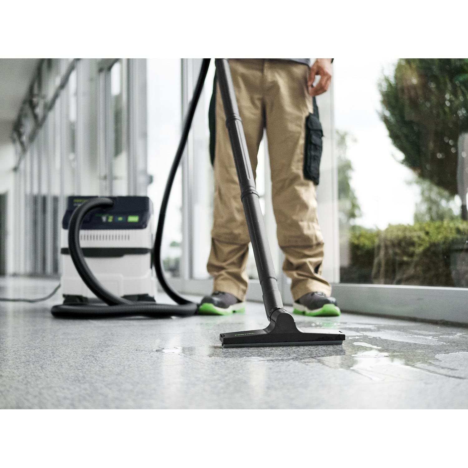 Festool Absaugmobil CT 15 E CLEANTEC (mit Hauptfilter, Saugschlauch, SELFCLEAN Filtersack, Fugendüse, Polsterdüse)