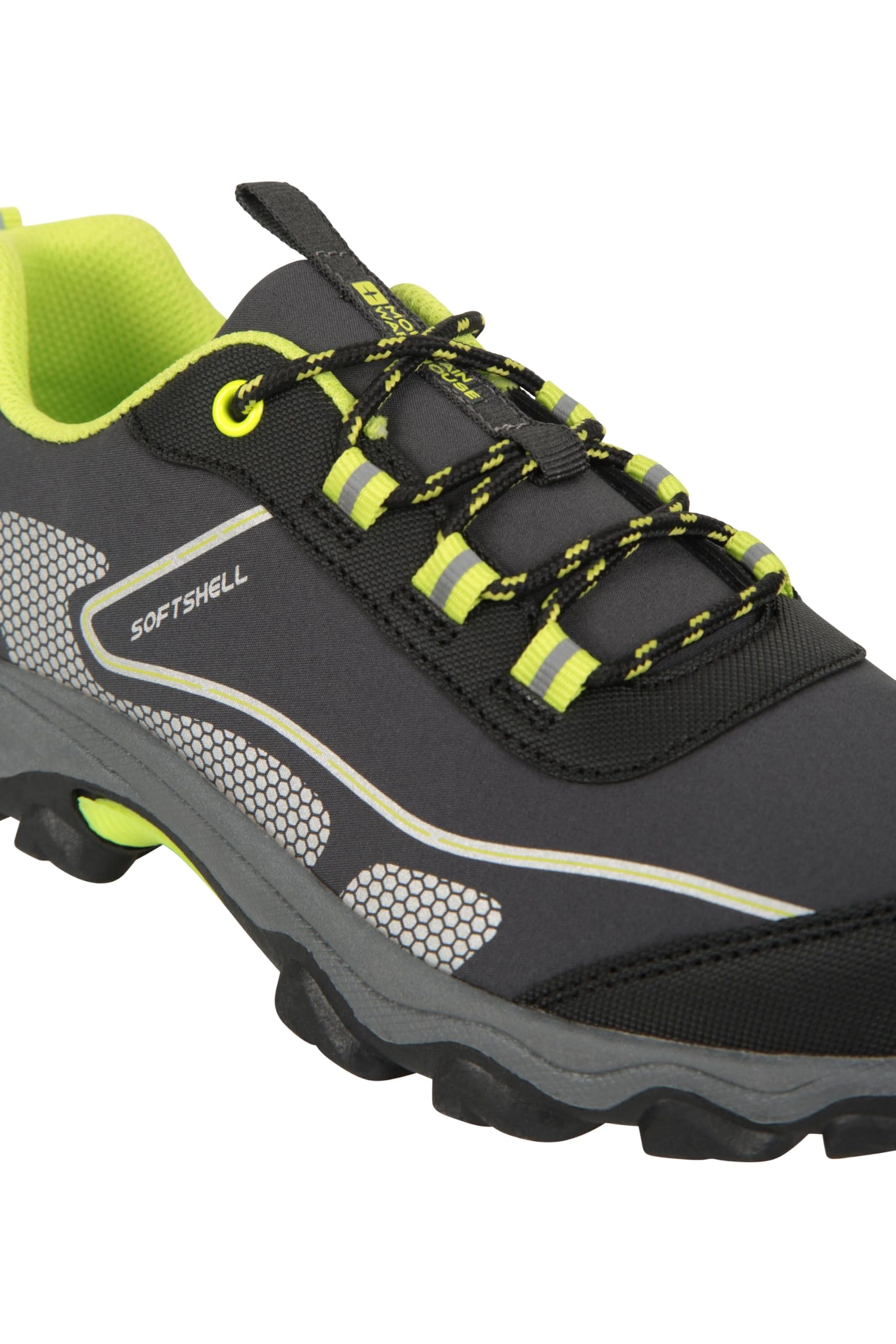 Mountain Warehouse Chaussures Softshell pour Enfants - Durables, Dessus Respirant, Doublure en Maille, Semelle Haute Traction - Printemps été, Marche