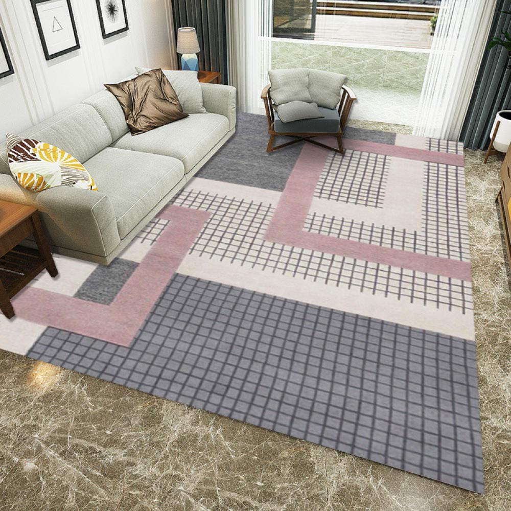 Tapis moderne antidérapant 140x200 cm anti-glisse