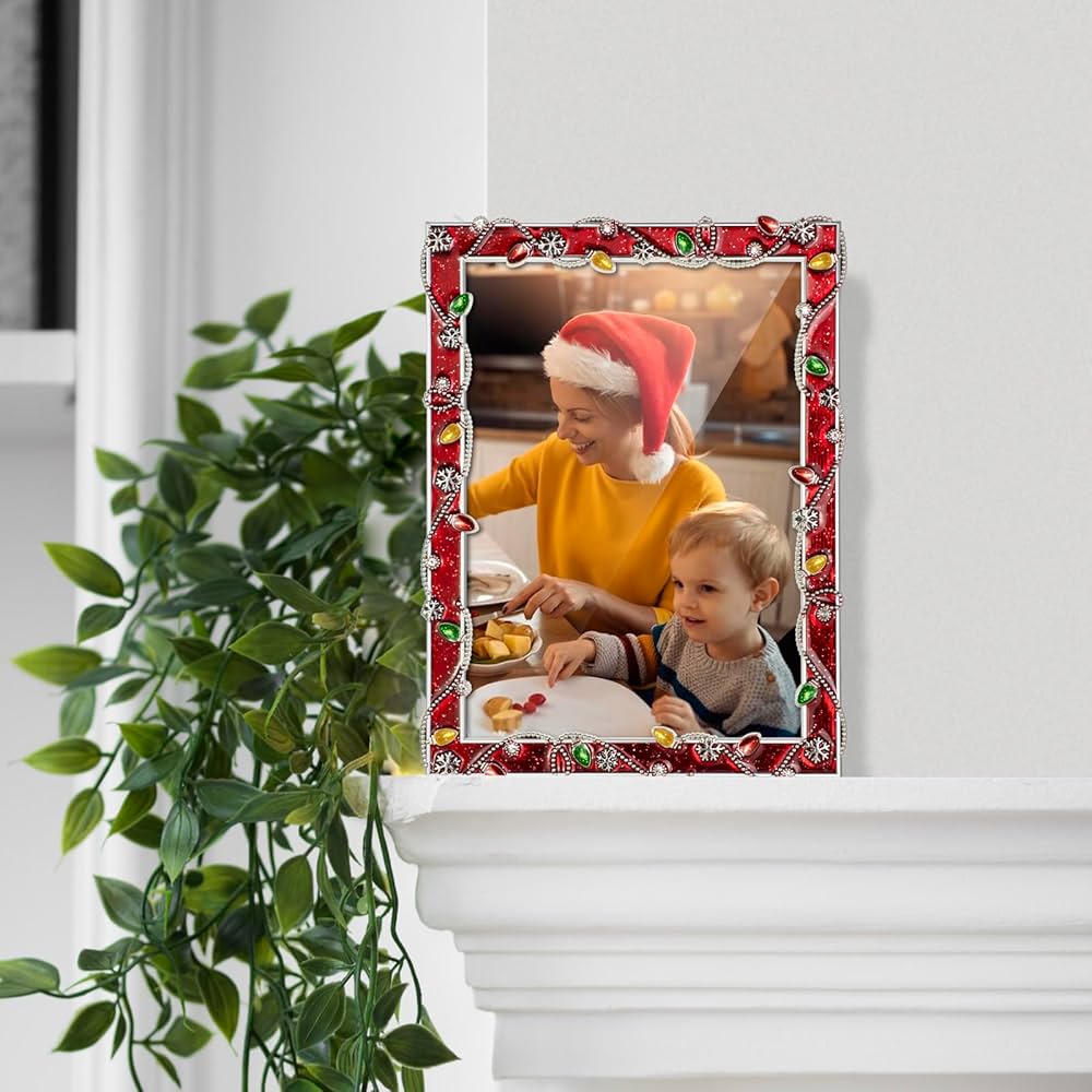 Amazon.com - LARAINE 5x7 Picture Photo Frame Christmas Metal