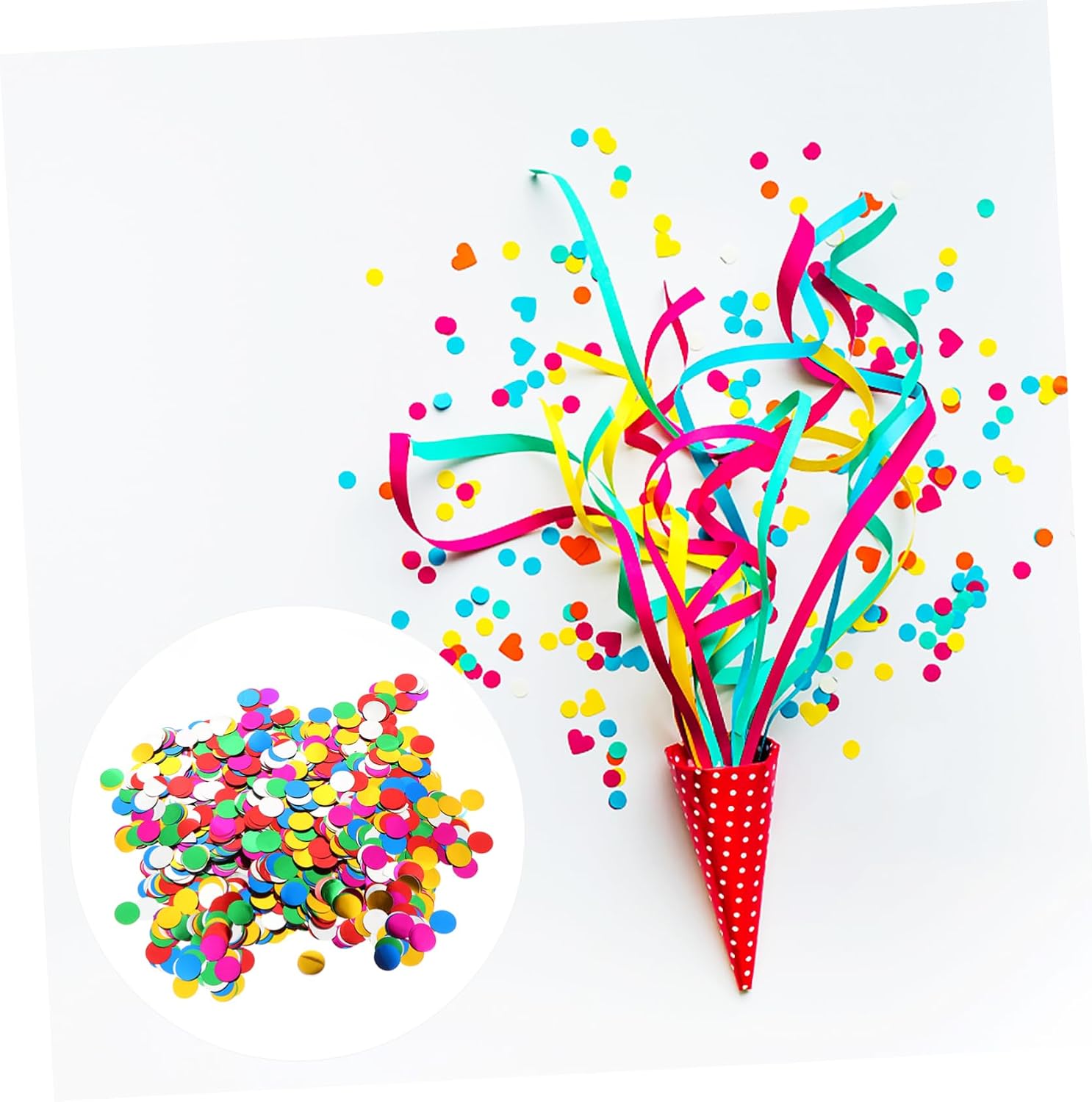 5000pcs Confetti Sequins Circle Sequins Decorations Party Confetti Pastel Balloon Sequin Wedding DIY Glitter Gold Confetti Glitter Bulk Prom Balloons Birthday Plastic Colorful