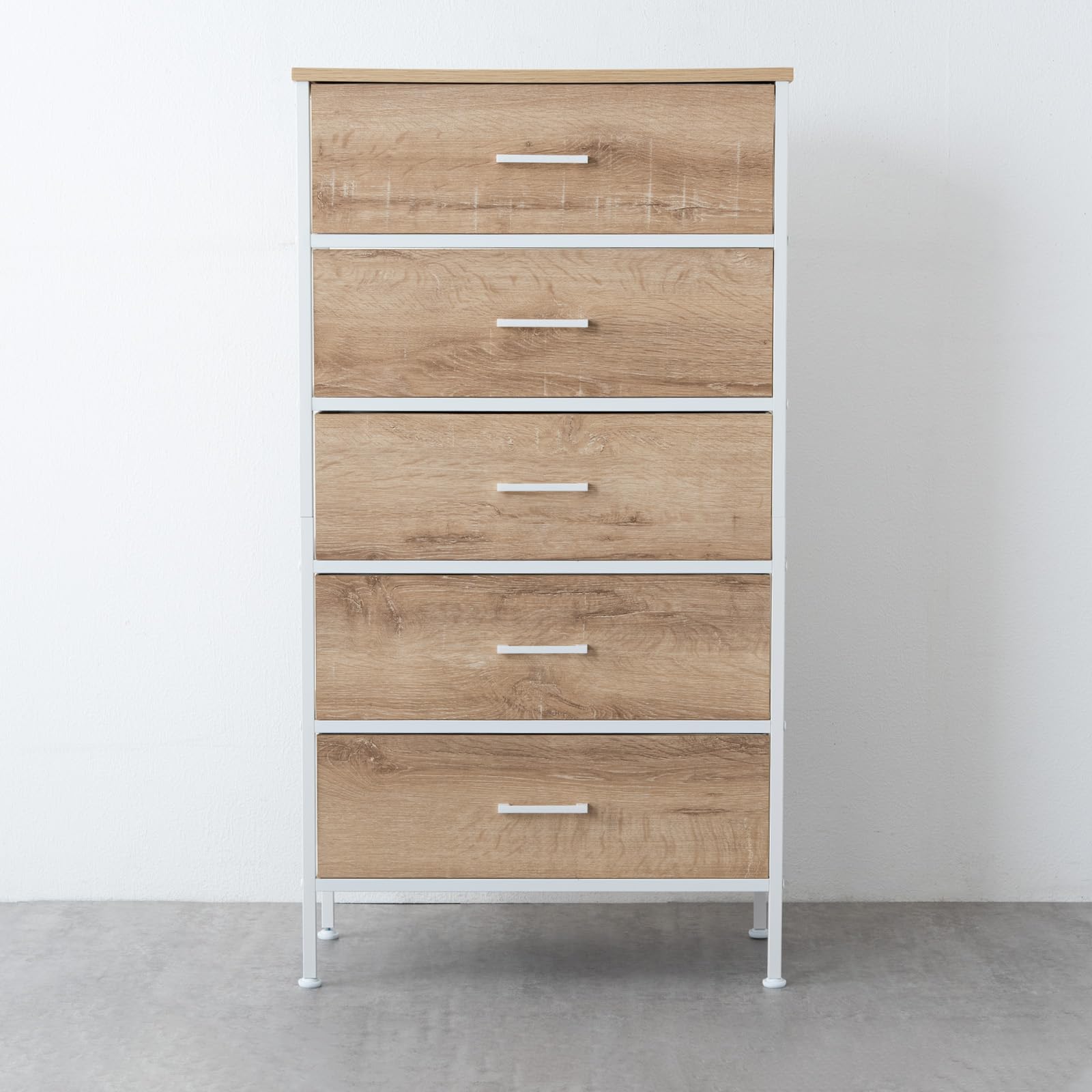 チェスト・タンス hana チェスト 完成品 ハイチェスト タンス 幅80cm 5段 ホワイト ブラック