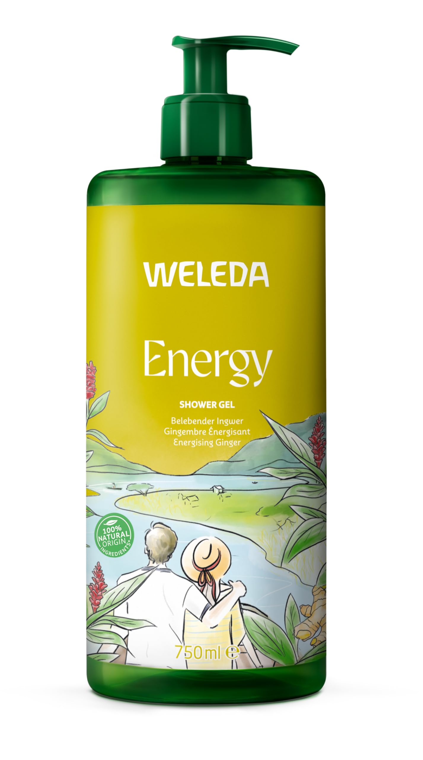 Weleda Energy Body Wash with Ginger, 750ml