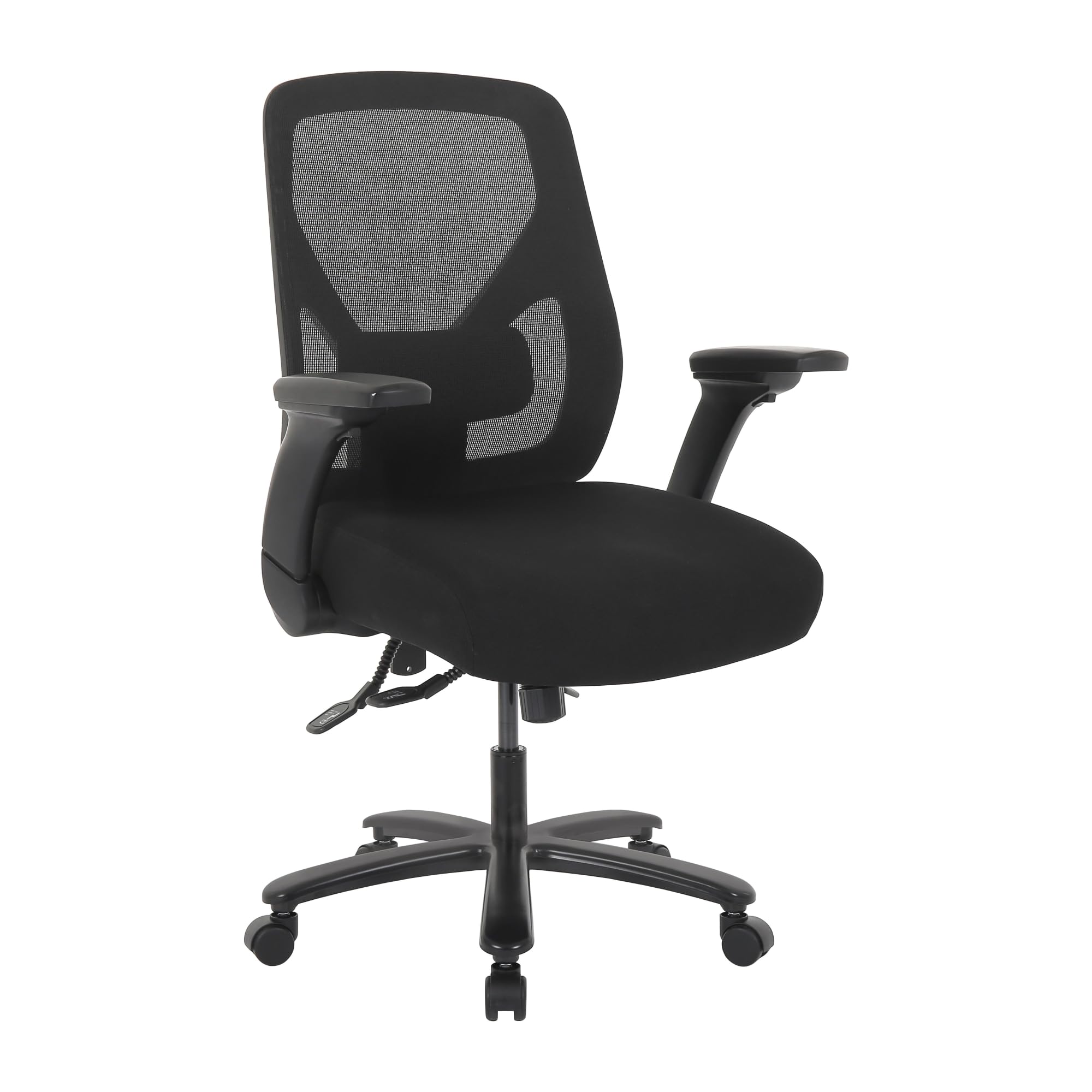 Realspace Computer Chair Realspace MFTC 400 Big & Tall Ergonomic Mesh/Fabric High-Back Chair ...