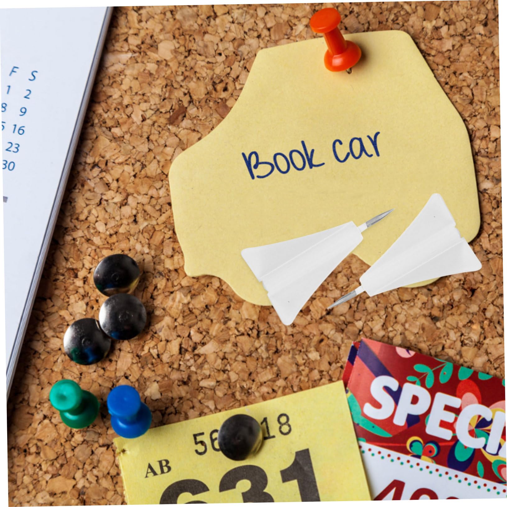 PACKOVE 12 Stück Feine Reißzwecken Kompakte Stecknadeln für Pinnwand und Kartenzubehör Praktische Büro und Schulbedarf Befestigungshilfe