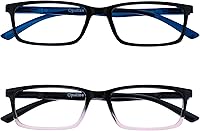 Vista 17 de OPULIZE SEE Reading Glasses with Blue Light Blocking for Women and Men, Narrow Frame, Spring Hinges, Computer Gaming Glasses