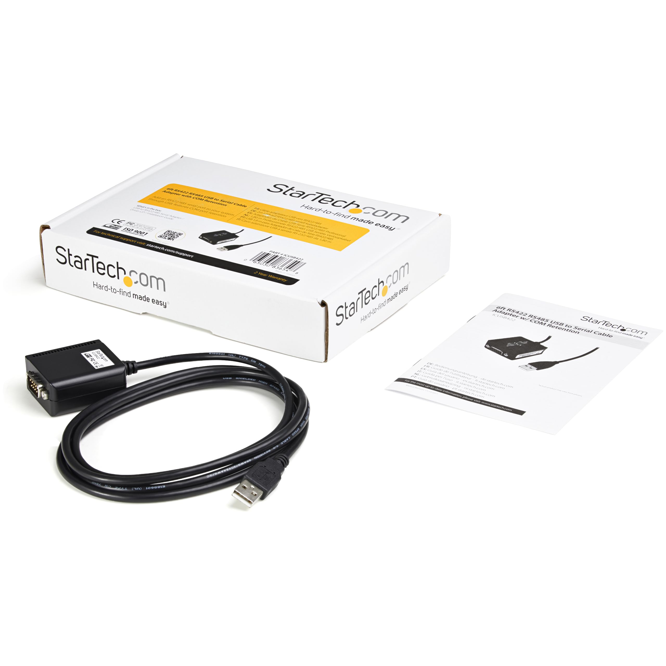 Amazon.com: StarTech.com 6ft (1.8m) 1-Port Professional RS422/485