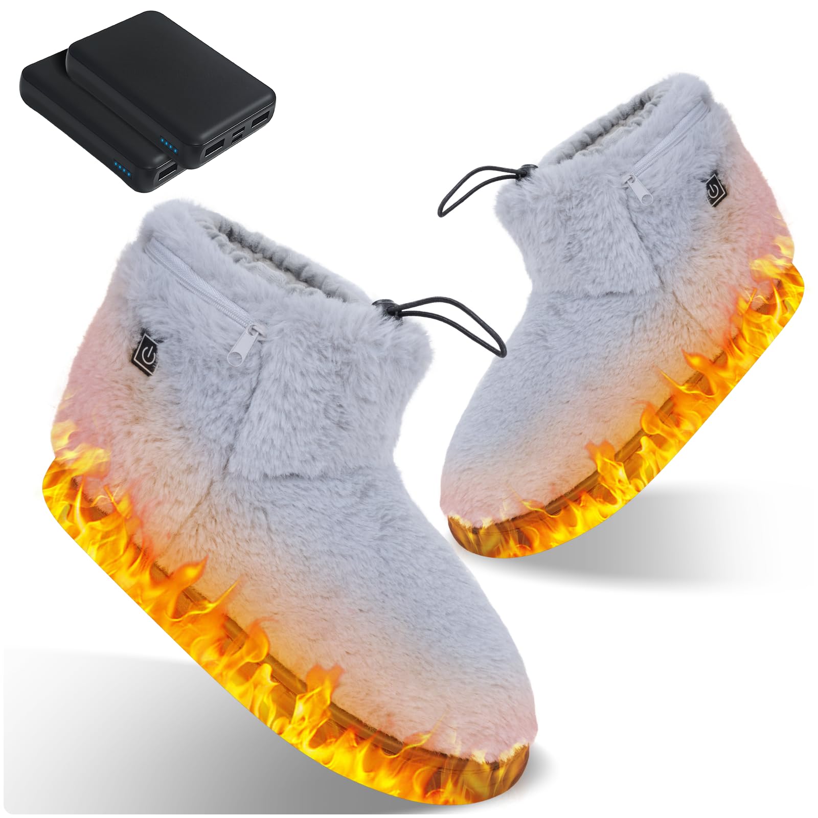 Ninonly コードレス電気スリッパ 10000mAh×2