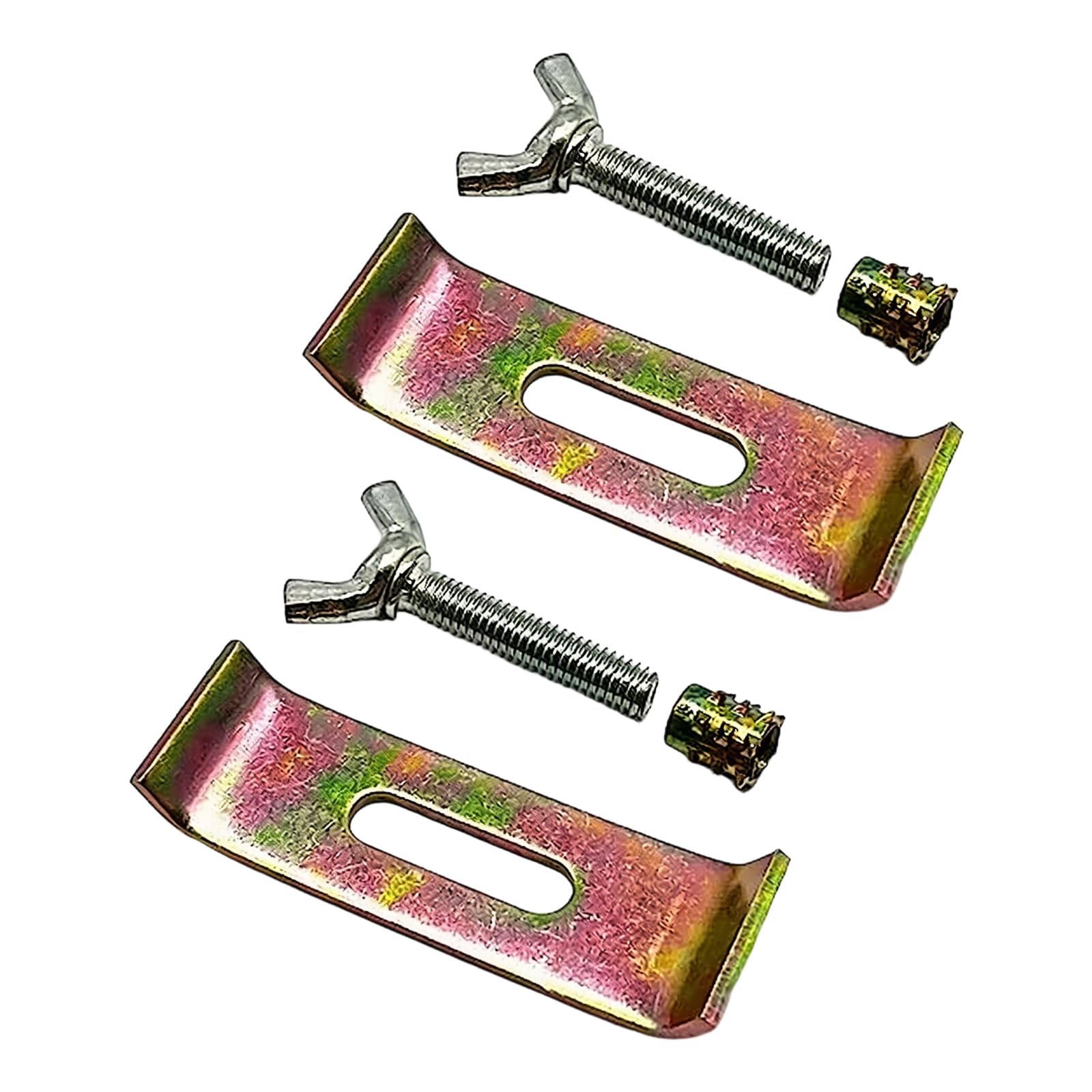 CUNZJIA Pack of 2 Strong Under Sink Brackets Rusts Iron Sink Mounting Hook for Secure Basins Installation in Bathroom