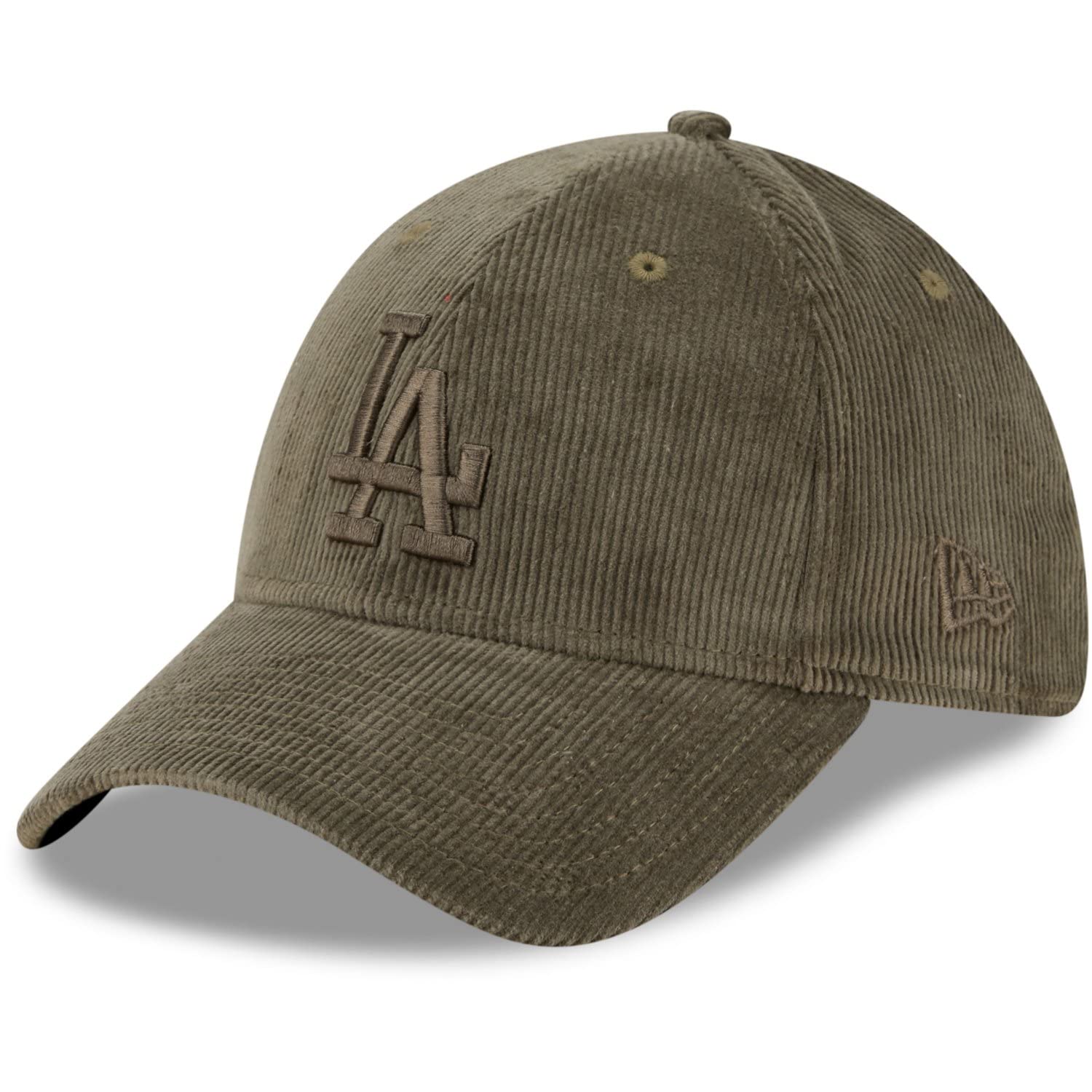 New Era Unisex Olive 39Thirty Stretch Cap Cord Los Angeles Dodgers - M/L