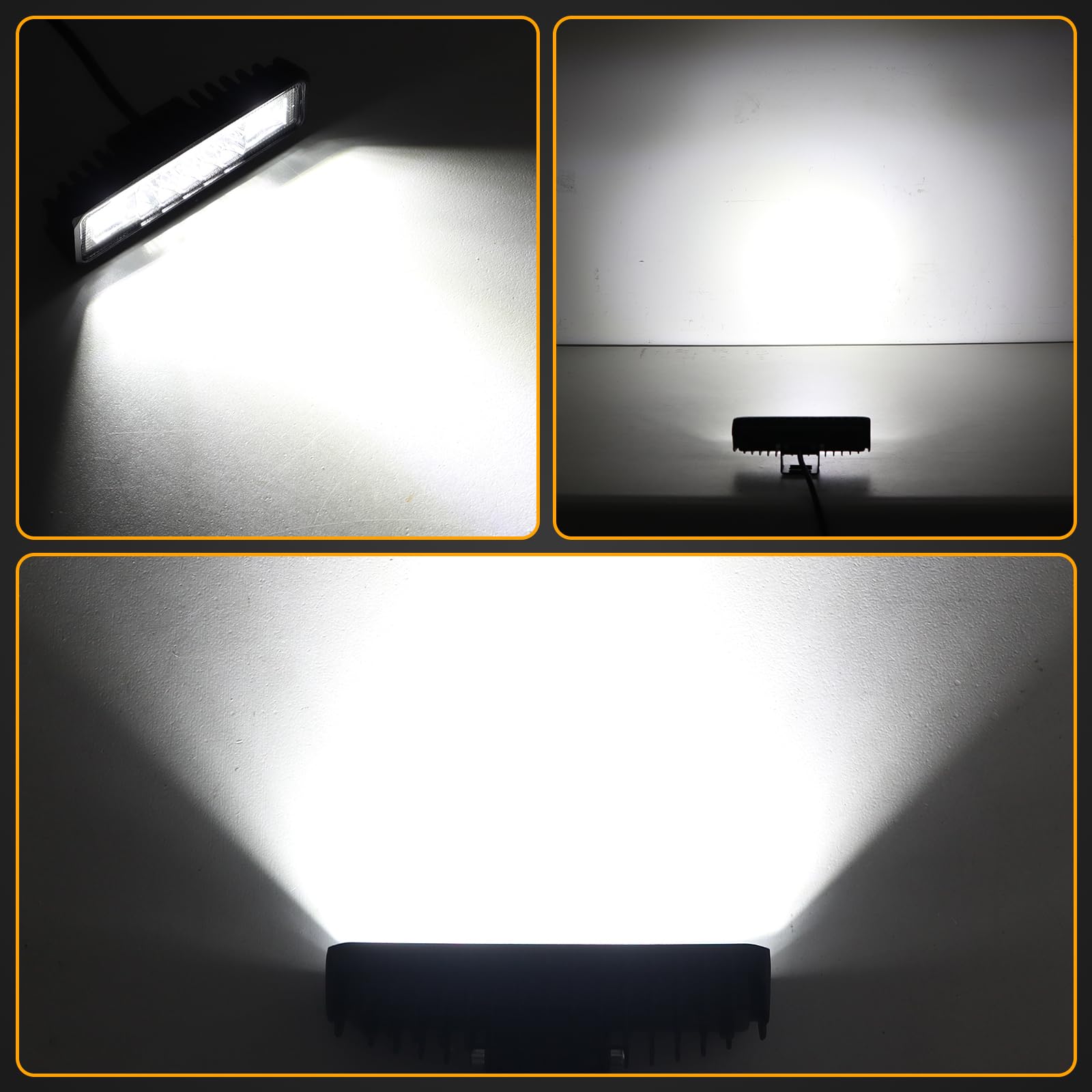 RIGIDON 4PCS 6 Pulgadas 15cm 24W Focos LED Tractor 12V 24V Impermeable Luz Antiniebla Barra LED Coche 4x4 Off-road ATV UTV SUV