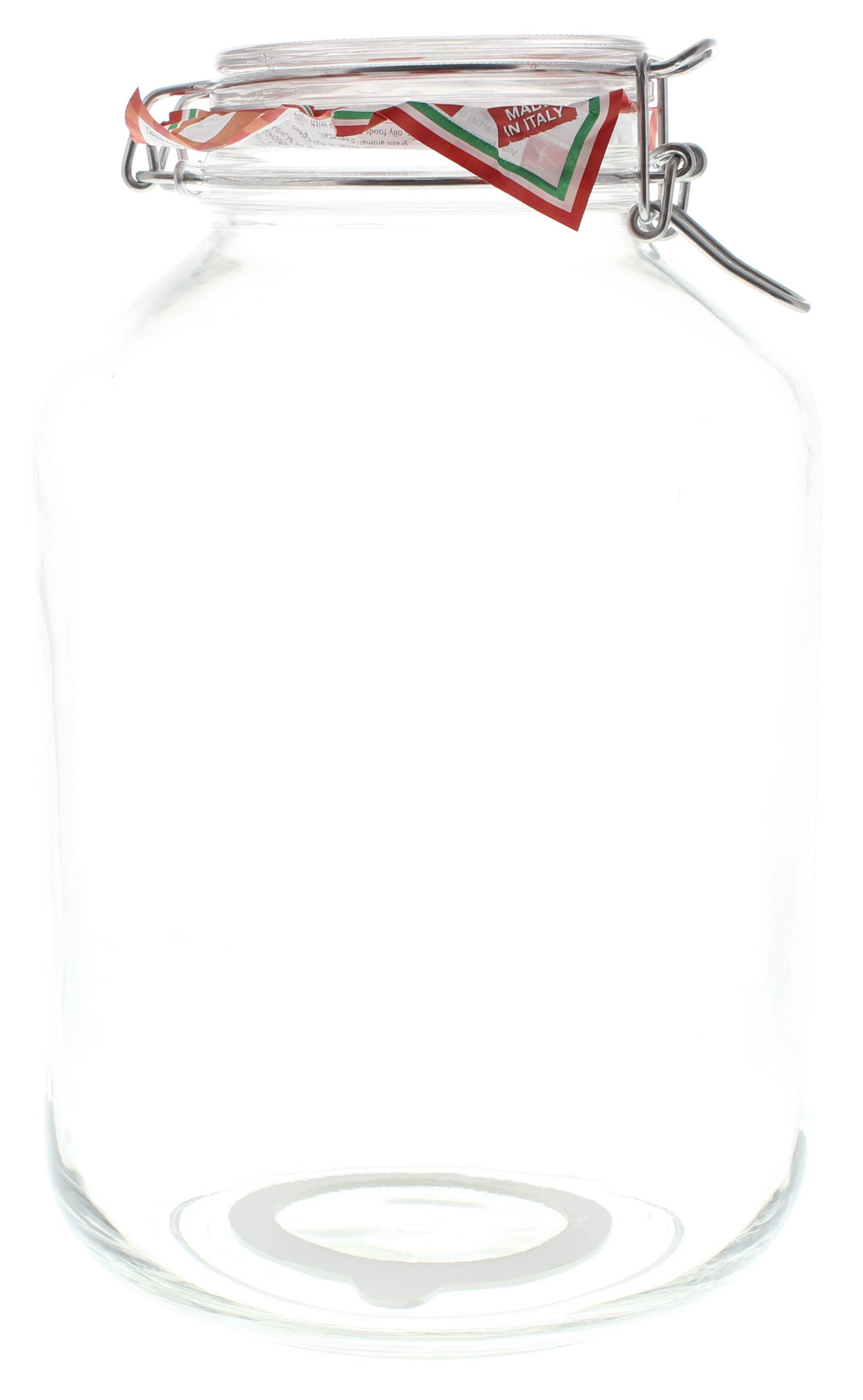 Bormioli Rocco White Original Bormioli Fido 5L Clip Top Preserving Jar