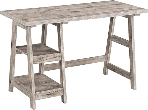 Miniatura 31 de Escritorio de caballete Convenience Concepts Designs2Go, Madera manufacturada, Espresso Espresso,Negro