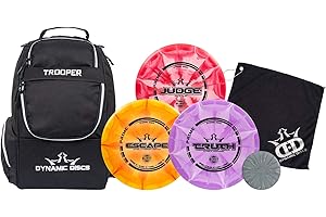 Dynamic Discs Trooper Backpack Prime Burst Disc Golf Starter Set