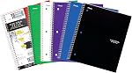 Five Star 1-Subject Spiral Notebook, 8.5" x 11" Paper Size, Graph Quad Ruled, 200 Pages/100 Sheets, Neat Sheet Perforated Pages, Wirebound, Blue Poly Cover, Pack of 1 (06038A)