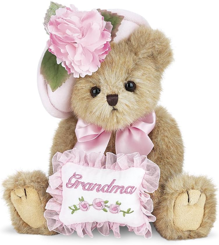 Bearington Greatest Grandma Plush, Teddy Bear Stuffed Animal for Grandmother, 10 Inch
