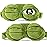 2Pcs Sleep Eye Mask for Women Kids, Shinywear Eye Mask for Sleeping, Cute Sad Frog Blindfold Plush Funny Eye Shade Cover for Travel Yoga Nap Block Out Light - Soft Cotton Inside for Sensive Skin