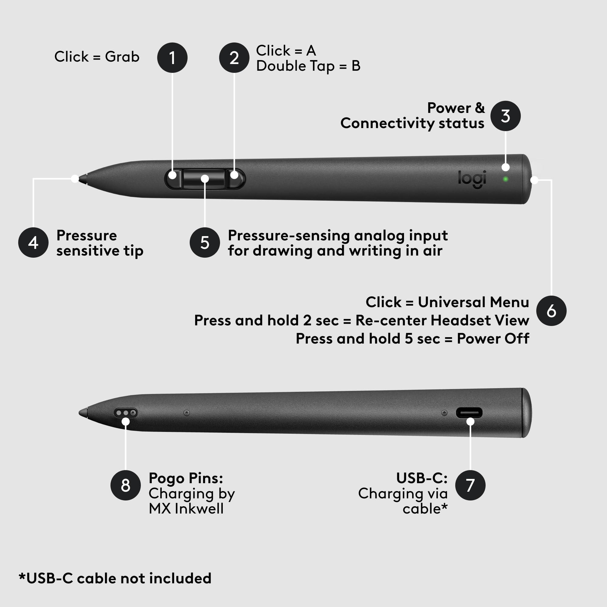ロジクール MX Ink MRスタイラス  Quest用 Buy MX Ink MR Stylus for Meta Quest | Logitech