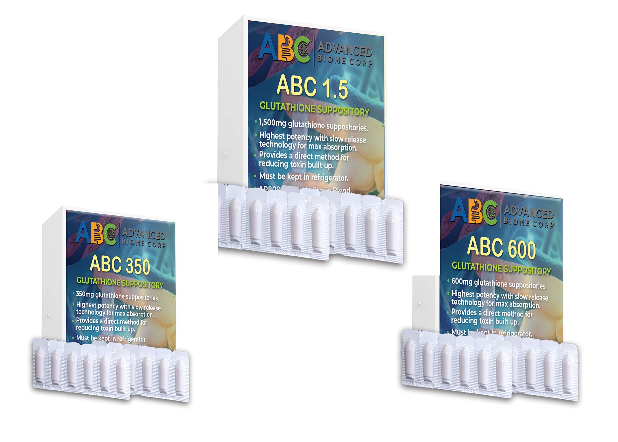 Abc 600 Mg Glutathione Suppositories