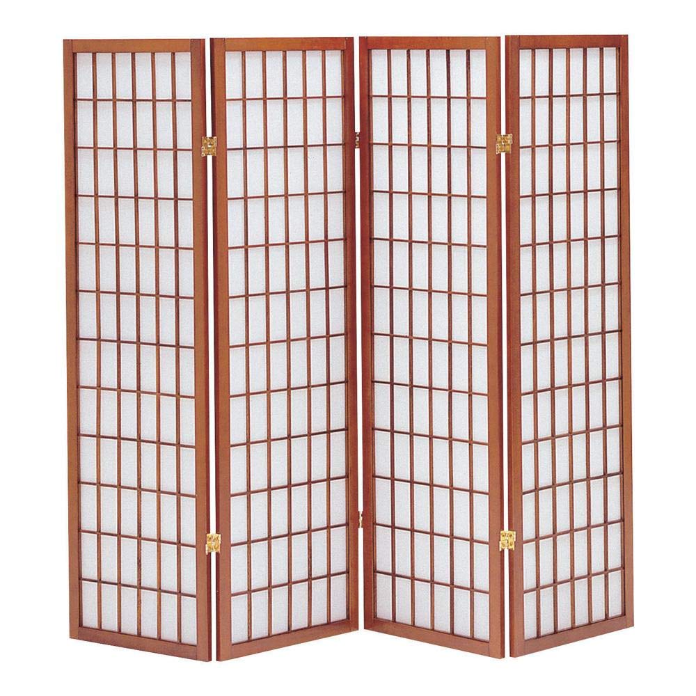 Amazon.co.jp: HOME PARTION JP-和風衝立4連ひかり W450×D20