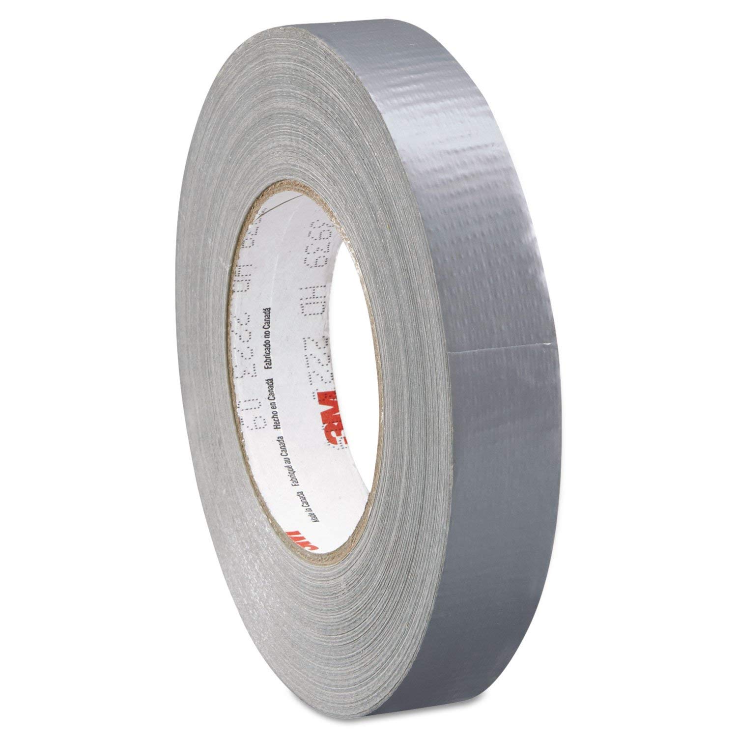 3M Duct Tape 3939 Silver, 24 mm x 54.8 m 9.0 mil (Case of 36)