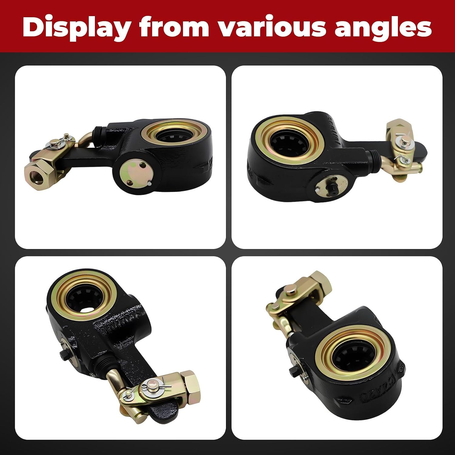 Nakkaa AS1132 10 Spline 1.5" Diameter 5.5" Lever Automatic Brake Slack Adjuster 1381011 8060851 R801041 (2*Automatic Brake Slack Adjuster)