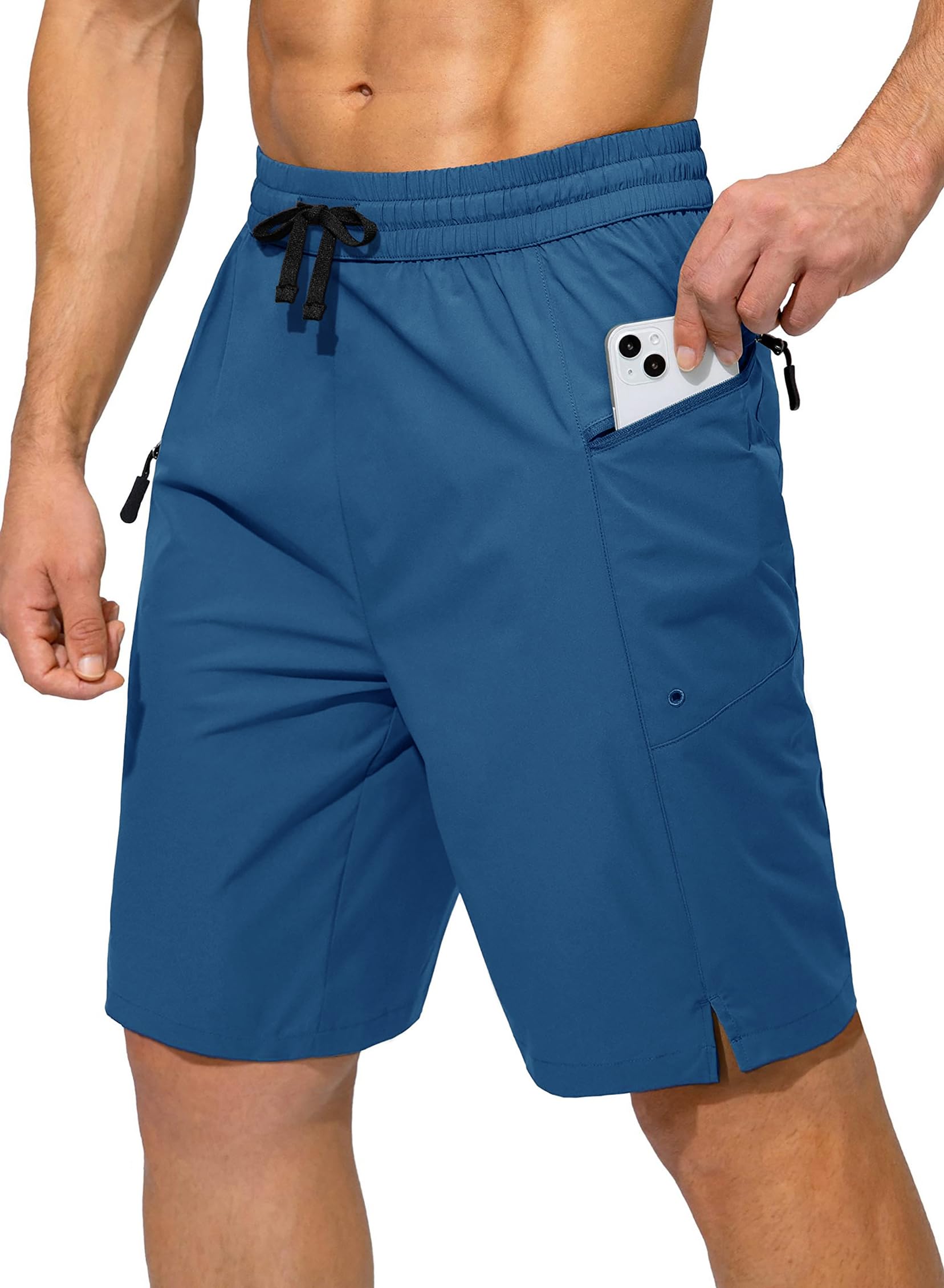 Tansozer Badehose Herren Schnelltrocknend Badeshorts Boardshorts Schwimmhose mit Mesh-Futter und Reißverschlusstasche