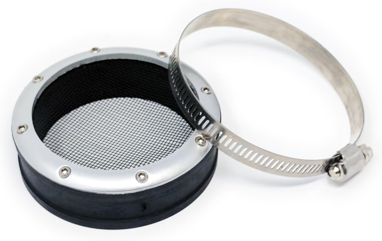 Turbo Inlet Grill Protector Guard, 3" ID, Silver