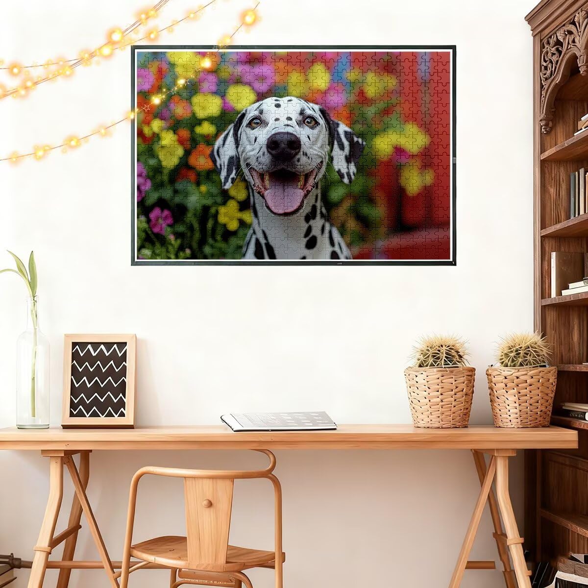 Puzzle 5000 sztuk pies puzzle zwierzęta wymiary 156 x 105 cm puzzle dla dorosłych kreatywna rozrywka, śmieszne klasyczne puzzle zabawki edukacyjne oryginalne prezenty dla kobiet C-51