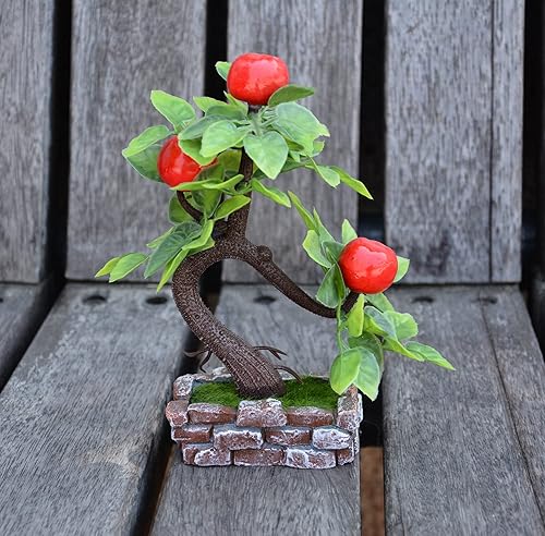 Edlike Muebles para el hogar Flores de plástico Flores falsas Simulación de tela de seda Juego de flores Bonsái Sala de estar Mesa de comedor