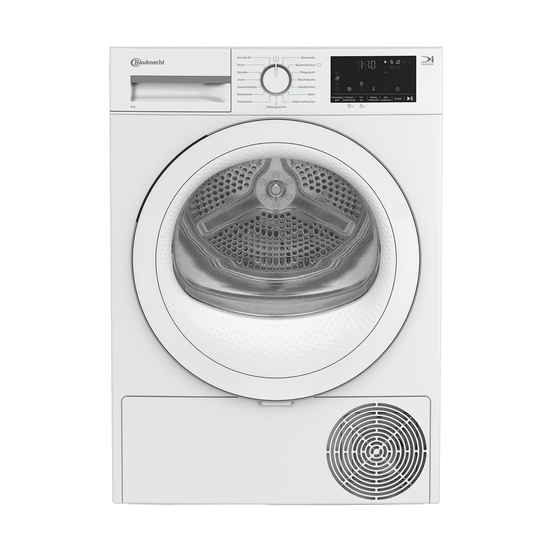 Bauknecht BT 84D WWS Wärmepumpentrockner /8 kg/EEK D/Precision Dry - Intelligentes Trocknen/Slim - extra schmal/Trommelbeleuchtung
