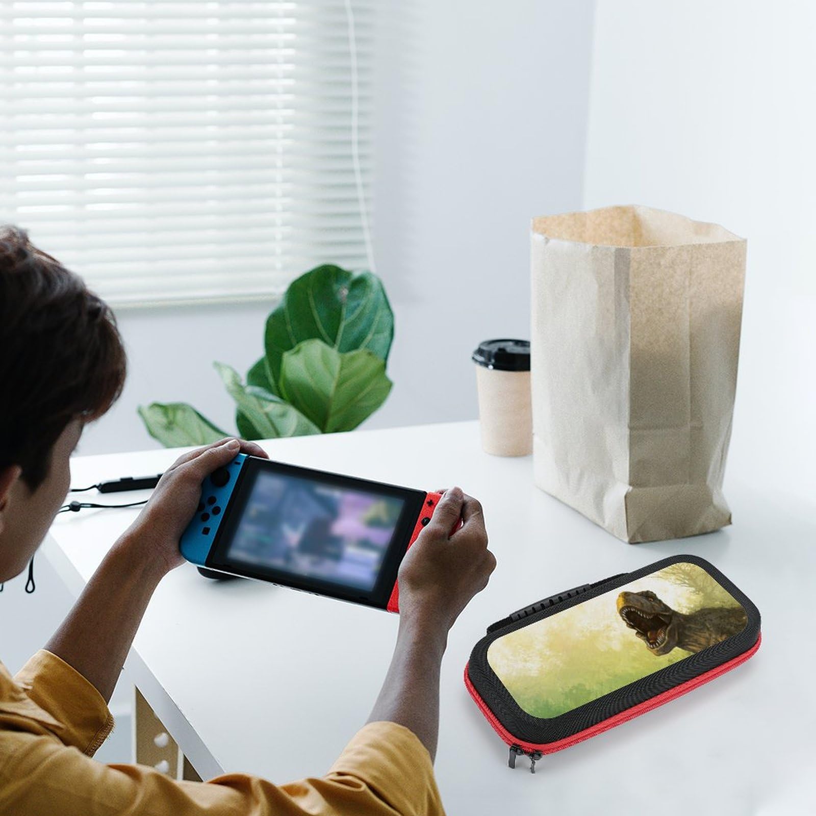 Amazon.co.jp: Switch用ケース ニンテンドースイッチケース 水彩 恐竜