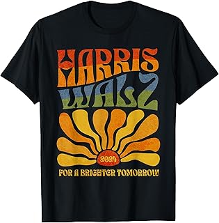 Kamala Harris Walz For A Brighter Tomorrow 2024 T-Shirt