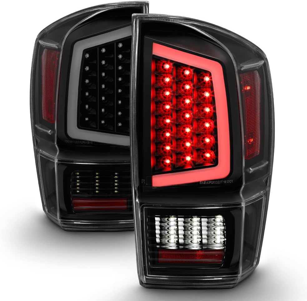 Purchase 2005-2008 TOYOTA TACOMA JDM BLACK LED TAIL LIGHTS NEW In Santa